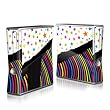 Color Wave Design Protector Skin Decal Sticker for Xbox 360 S Game Console Full Body