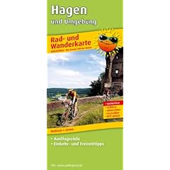 Rad- und Wanderkarte Hagen und Umgebung: Mit Ausflugszielen, Einkehr- & Freizeittipps, wetterfest, reissfest, abwischbar, GPS-genau. 1:50000