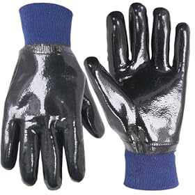 Neoprene Coated Knit Wrist Gloves by Custom Leathercraft
