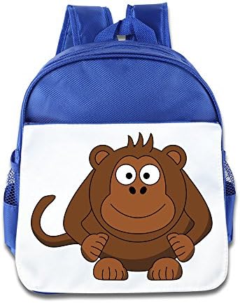 School Bag Cartonn Animal Funny Monkey Children Backpacks Cute RoyalBlue Bags
