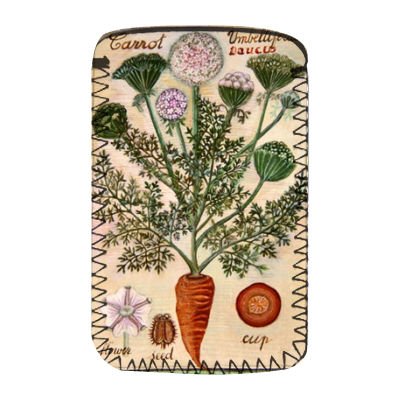 Carrot, 1984 (ink & w/c on paper) by Sophie.. - Protective Phone Sock - Art247 - Standard Size