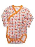 Itzy Bitzy Long sleeve Sorbetti Wrap Onezie by Zutano - Multi-colored - Preemie