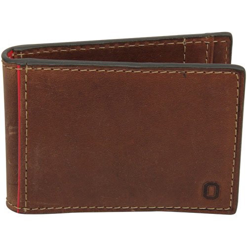 Fossil Ohio State Money Clip Bifold (Brown)