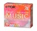 TDK CD-R音楽用 74分 日本製 カラーミックス 手描き対応 10枚パック CD-RDE74CMX10N TDK CD-R音楽用 74分 日本製 カラーミックス 手描き対応 10枚パック CD-RDE74CMX10N