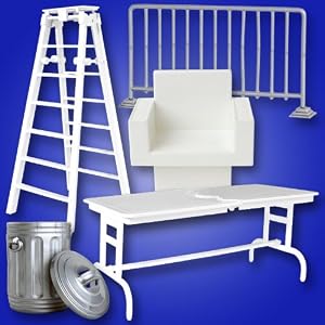 WWE Action Figure Accessory: (Set of 5 Wrestling Props)