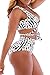 Pink Queen Women's No Support High Waist Criss Cross Vintage Bikini Set L