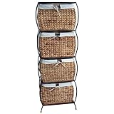 PTC Home & Garden Nassau Four Drawer File Cabinet