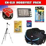 EN-EL9 Battery Pack and Accssories for Nikon D40, D40x and D60 Hobbiest Package