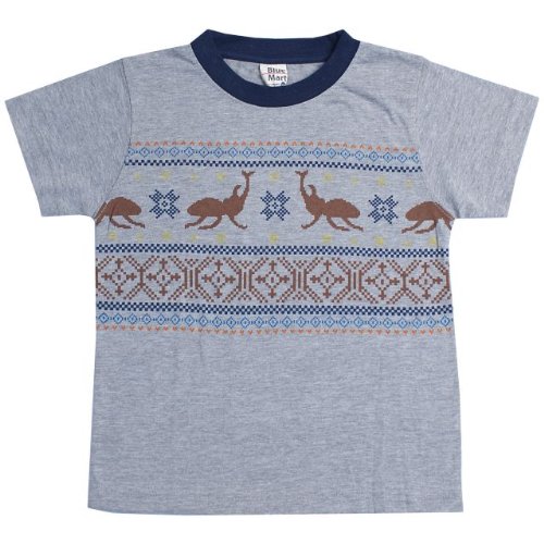 キッズ Tシャツ 男の子(ボーイズ)カブトムシプリント半袖Tシャツ(子供用)100cm110cm120cm130cm