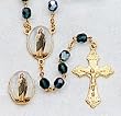 Crystal Rosary - Saint Jude - 7mm Crystal Beads - 21in. Chain - Center Piece with Matching Lapel Pin - Gift Box Included - IMPORTED FROM ITALY