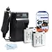 2 Pack Battery And Charger Kit For Canon Powershot Elph 130 IS, ELPH 115 IS, A2600, A2500, A2300 IS, A4000 IS, A4000IS Digital Camera Includes 2 Extended Replacement (900Mah) NB-11L Batteries + Ac/Dc Rapid Travel Charger + LCD Screen Protectors + More