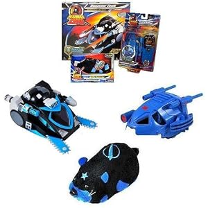 New Kung Zhu Special Forces Zhu Zhu Pets Hamster and Accessory Bundle - Stonewall, Night... by