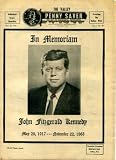 51e7mhlUUuL. SL160  The Valley Penny Saver November 28 1963 John Fitzgerald Kennedy JFK Memorial Cover