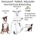 Blind Dog (Dog Has Limited/No Sight) White Color Coded Non-Pull Front and Back D Ring Padded and Waterproof Vest Dog Harness Prevents Accidents by Warning Others of Your Dog in Advance (L)