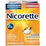 Nicorette Nicotine Polacrilex Gum, 2 mg, Fruit Chill, 100-Count Box