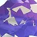 Purple Silver Sequin Long Diamond 1.75 inch Metallic Couture Loose Paillettes Made in USA.