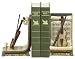 Sterling Home 91-1613 Pair of Bookends, Violin and Sheet Music, 7-1/2-Inch Tall