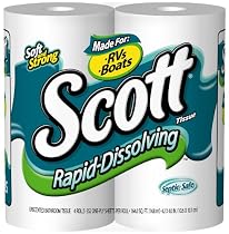 Scott Rapid Dissolve Bath Tissue Double Roll, 4-Count Packages (Case of 12)