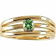 14K Yellow Gold Emerald Ring