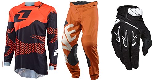 One Industries 2015 Atom Lite Propoganda 34 Pant, Gamma Large Jersey, Atom Large Glove