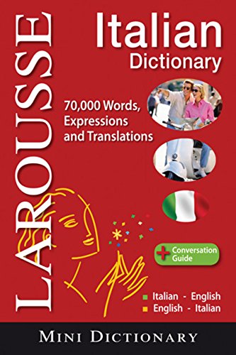 larousse mini dictionary  italian english  english italian