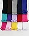 RuffleButts® Little Girls Solid Knit Footless Ruffle Tights