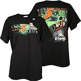 Mark Martin #5 Nascar Downforce Tee by Chase Authentics (Black-Green)