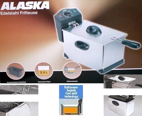 Alaska 3.5 litre Stainless Steel Deep Fat Fryer 2000w