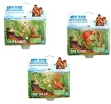 ICE AGE 3: Dawn of the Dinosaurs - Figure SET of 6 Characters / Buck , Diego , Scrat , Scratte , SID and Baby 1IMAGE