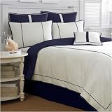 Review Nautica DVS90834WHNAFQ / Nautica Fairfield Full/Queen Duvet Mini Set, White