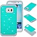 S7 Case, Galaxy S7 Case, SGM® Hybrid Gel Rhinestone Bling Armor Defender Case for Samsung Galaxy S7