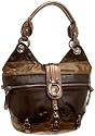 KATHY Van Zeeland Marquee Shopper,Bronze,one size