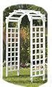 Greenstone 35W White Arch Garden Arbor, 84 By 48 By 24 Inches