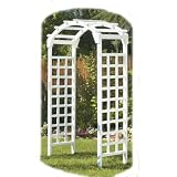 Greenstone - White Arch Garden Arbor 35W from Greenstone 84x48x24 by Greenstone