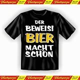 Produkt-Bild: Lustige Witzige Coole Fun T-Shirt Der Beweis! Bier macht sch&ouml;n - Mit Absperrband Partyzone Gratis - Mit Absperrband Partyzone Gratis