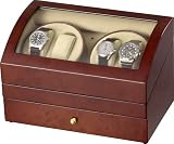 Auer Accessories Artemis 722DB Remontoir pour Montres Pour 4 Montres Racine foncée