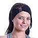 Red Dust Active Sports Headbands – Black Breathable Bamboo Exercise Bandanas for Workouts, Yoga, Running, Travel and Hiking. Soft Moisture Wicking Boho Sweatband and Hair Accessories for Women.