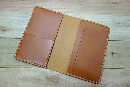 Leather Hobonichi Techo A6 Avec Planner Cover, Tan Leather with Tan Stitching