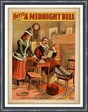 Historic Framed Theater Poster (M), Hoyts A midnight bell laughter every minute