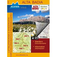 Alta Badia 1 : 35 000 Luftbildpanorama &  Wanderkarte