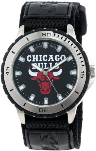 Game Time Men s NBA-VET-CHI Veteran Custom Chicago Bulls Veteran Series WatchB0041PEBKA : image