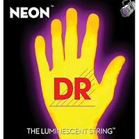 DR Strings Neon Phosphorescent Yellow Electric Guitar Strings Light