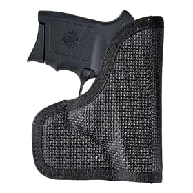Desantis N38 The Nemesis Pocket Holster Ambidextrous Black 2.75 S&W Bodyguard .380 Nylon... by 