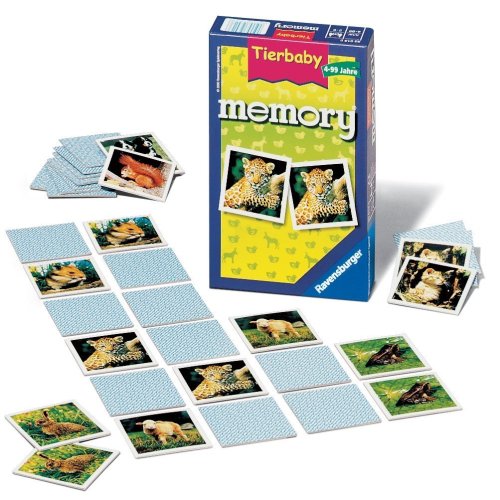 Imagen 3 de Ravensbuger 23013- Viaje de memoria: Los animales y sus crías (versión alemana)