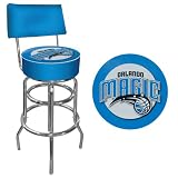 NBA1100-OM - Orlando Magic NBA Padded Swivel Bar Stool with Back