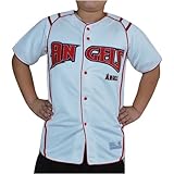 Boys MLB Los Angeles Angels of Anaheim Baseball Jersey Shirt - COMPLETELY EMBROIDERED