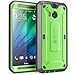 HTC One M8 Case, SUPCASE [Heavy Duty] HTC One M8 Case 2014 Release [Unicorn Beetle PRO Series] Full-body Rugged Hybrid Protective Case with Built-in Screen Protector (Green/Gray), Dual Layer Design + Impact Resistant Bumper