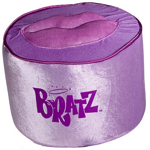 Childrens Toyshop  Toys : Livin' Bratz Plush Purple Foot Rest Stool