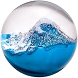 Glass Eye Studio Glacier Blown Glass Paperweight