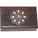 Jewelry Boxes Cases Art Craft Made in Wood Hand Engraved with Brass Work Best Christmas Gifts (wc447a)